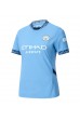 Manchester City Jeremy Doku #11 Voetbaltruitje Thuis tenue Dames 2025-26 Korte Mouw